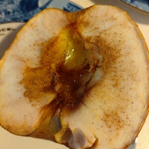 レンジ＆オーブントースターで　簡単焼きリンゴ